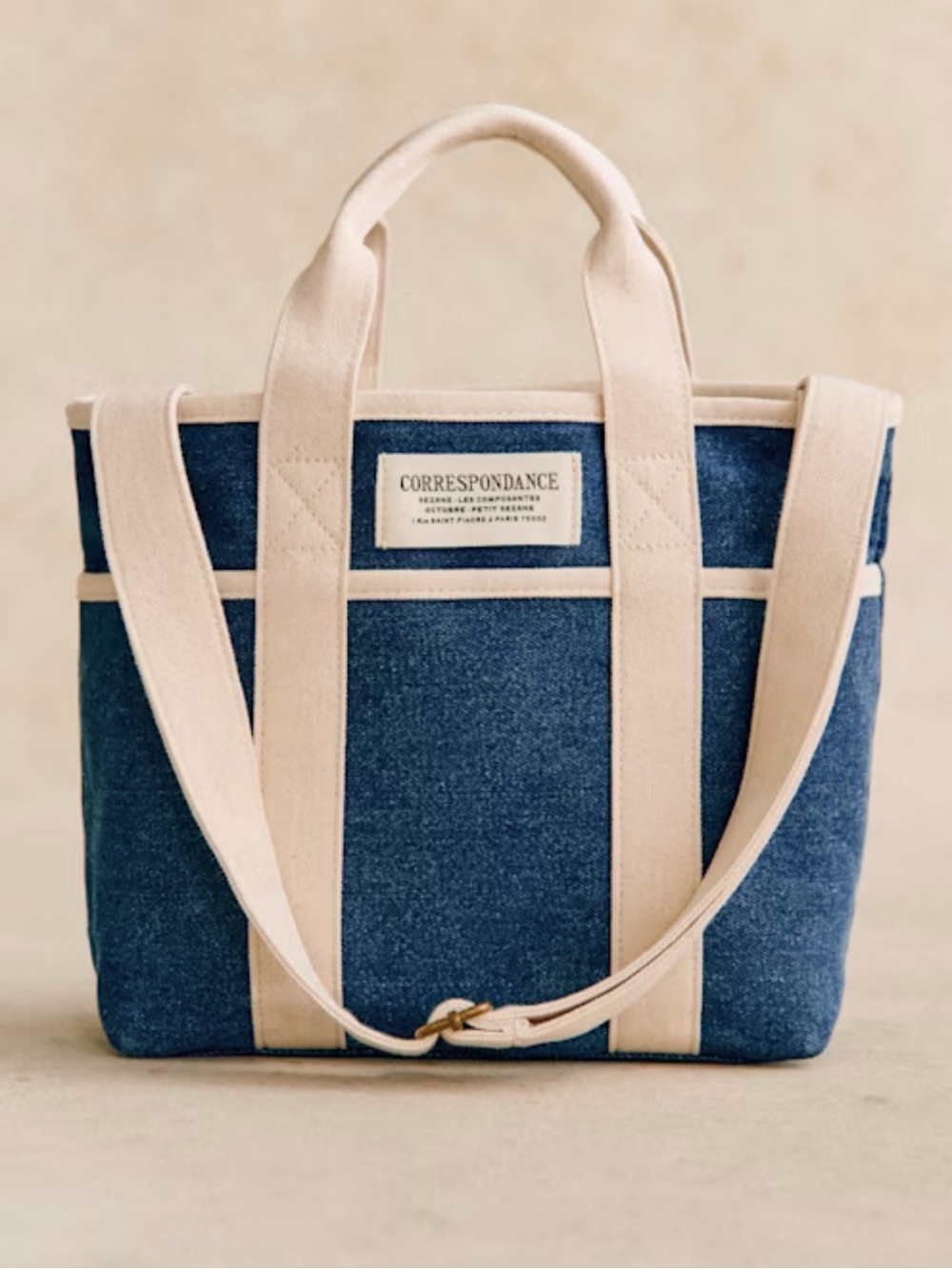 NWT Sézane Denim mini tote bag